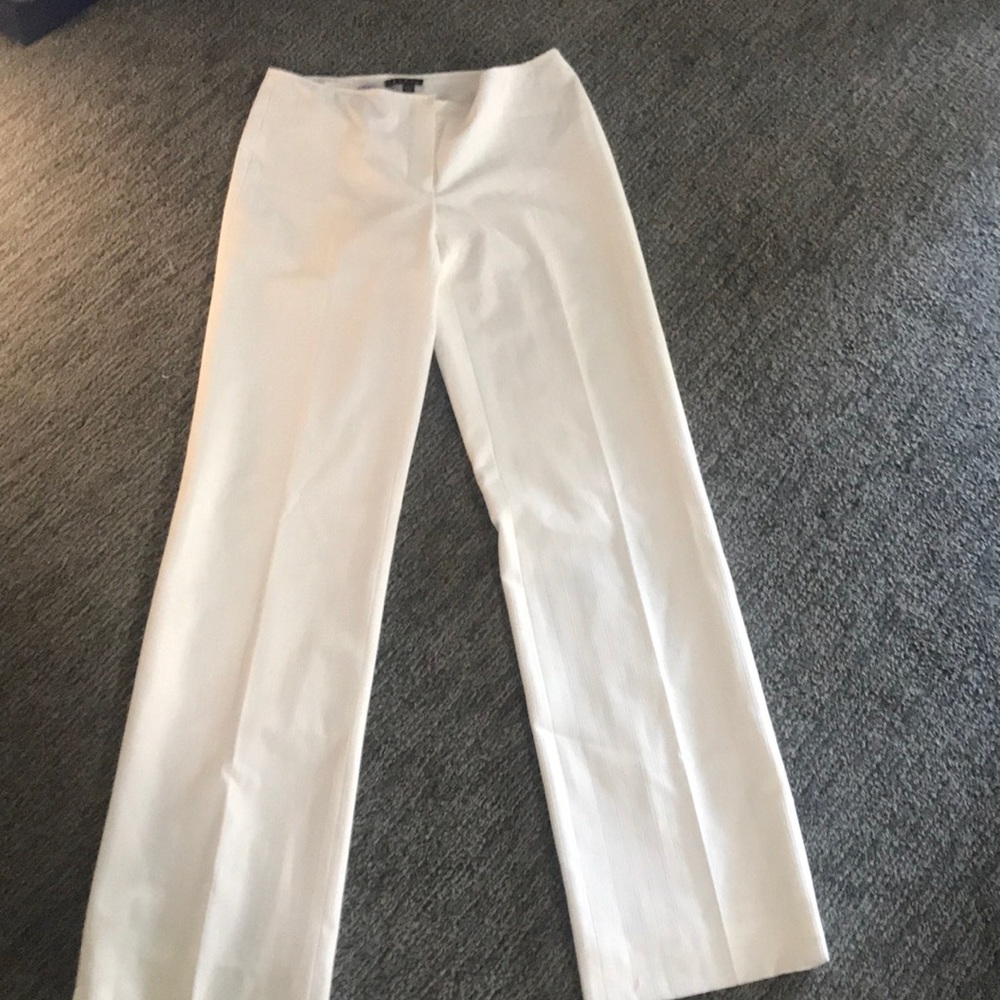 Theory ivory dress pants